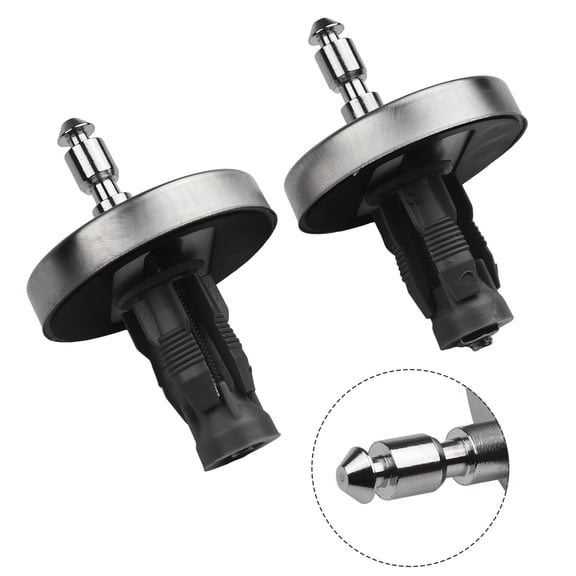 2 Pack 45/55/60mm Toilet Seat Hinge Screws Bathroom Toilet Seat Hinge Connector Fixing Bolt Toilet Hardware Accessories