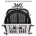 thumbnail image 3 of Funda de malla plegable para cuna ZXPLO, negra, 140 x 130 x 70 cm, 3 of 7