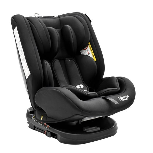 Autoasiento Infanti Luke Giratorio Reclinable Isofix Negro