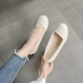 thumbnail image 5 of Fesfesfes Womens Wedges Womens Summer Shallow Wedge Heels Pointed Straw Woven Linen Shoes 9(42), 5 of 5