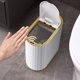 thumbnail image 5 of Bote de basura automático de detección inteligente Yuarrent 9L blanco dorado, 5 of 6