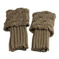 thumbnail image 2 of Cheers.US Girls Ladies Short Leg Warmers Socks Crochet Knitted Ankle Boot Cuffs Toppers, 2 of 7