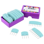 20 Pcs Knit Blocker Combs, Color Knit Blockers Combs for Blocking, Rainbow Knitting Blockers Pins for Blocking Mats Knitting Pins Kit Knitting Tools, Multi Colors