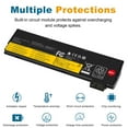 thumbnail image 4 of 48WH For Lenovo ThinkPad Battery T440 T440s T450 X240 X240s X250 68+, 4 of 5