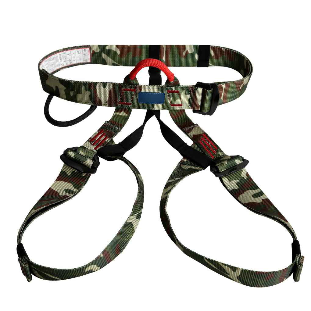 Details about   Durable Half Body Harness Safety Sitting Belt Rappelling Caving Arborist 