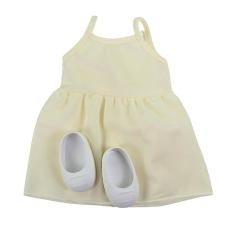 My Life As Solid Dress Fashion Set for 18-inch Doll, 2 Pieces Included, Ivory