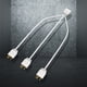 thumbnail image 3 of Cable Adaptador Conector Splitter ARGB 5V 3PIN 33 5 Cm para Computadora (1 A 3), 3 of 7