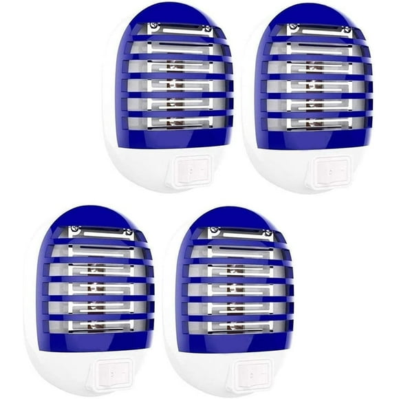 Casewin Bug Zapper Indoor Plug-in Mosquito Killer Trap Zapper, Electric Gnat Fly Trap Zapper for House Mini Bug Killer Light Eliminates Flying Pests for Home, Little Gnats (4 Pack)
