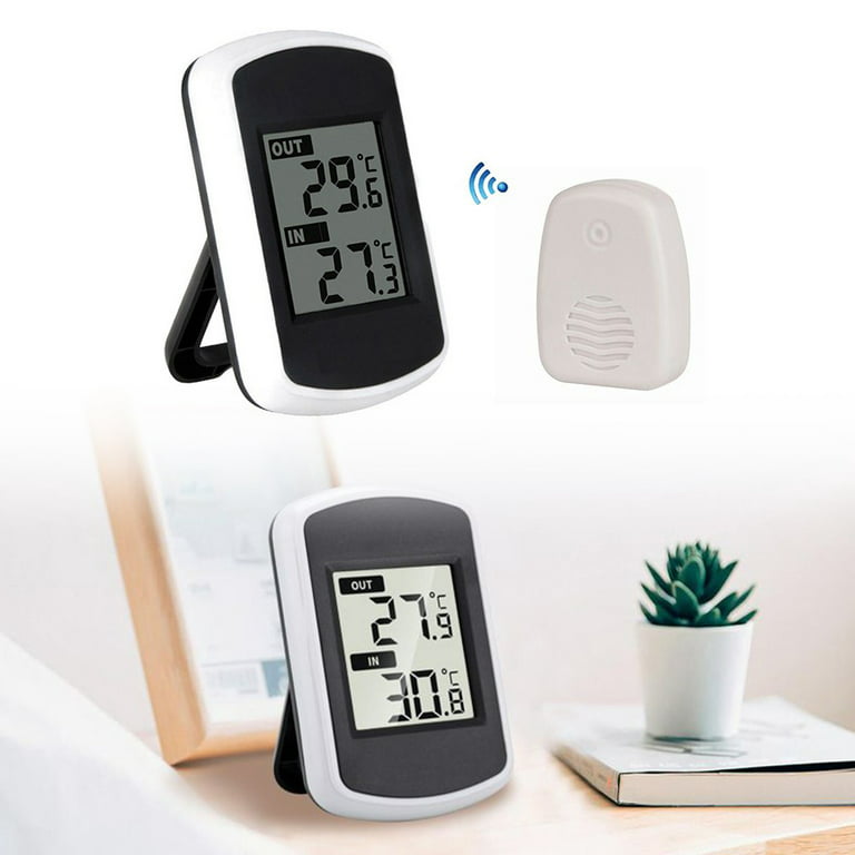 Mduoduo Digital Wetterstation Innen Außen Thermometer Wireless Funk Mit  Außenfühler