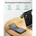 thumbnail image 4 of Teclado Bluetooth Samsers plegable con panel táctil Android iOS, 4 of 9