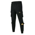 thumbnail image 5 of Men's Relaxed Fit Cargo Pants With Stretch Cargo Pant With Stretch Solid Black M, 5 of 5