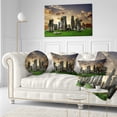 thumbnail image 3 of Designart Stonehenge - Landscape Photography Throw Pillow - 12x20, 3 of 5