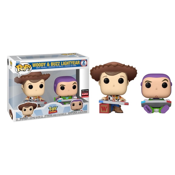 Funko POP Disney Pixar Toy Story Woody & Buzz Lightyear Vinyl Figure 2 Pack