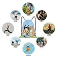 thumbnail image 6 of Kowoue Bluey Pattern Drawstring Backpack Bag Sport Gym Sackpack Cinch Bags Drawstring Bags Draw String Sport Bag-Medium, 6 of 6