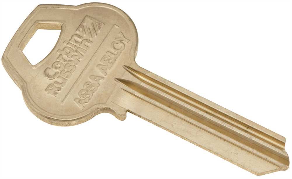 Corbin Russwin 714035 ORIGINAL 6 PIN KEYBLANK 59C1