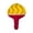 #2 Small Yellow, variant on Dmlowu Plush Squeaky Dog Toy, Soft Colorful Lollipop Toy for Cats Dogs, Interactive Pet Supplies for Play Cuddling, 2 Sizes for Small and Large Dogs