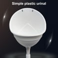 thumbnail image 4 of Xinwanna Wall-Mounted Urinal Anti-Odor Drain Design Kids Urine Diverter for Men, Plastic Urinals Outdoor Toilet for Backyard Garage, Portable Boys Urinal, Waterless Toilet, White, 4 of 12