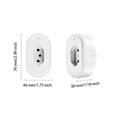 thumbnail image 2 of Yuarrent Brasil enchufe WiFi inteligente Tuya Bluetooth-compatible Control remoto inalámbrico toma de energía vinculación compartir toma de Electrodomésticos, 2 of 6