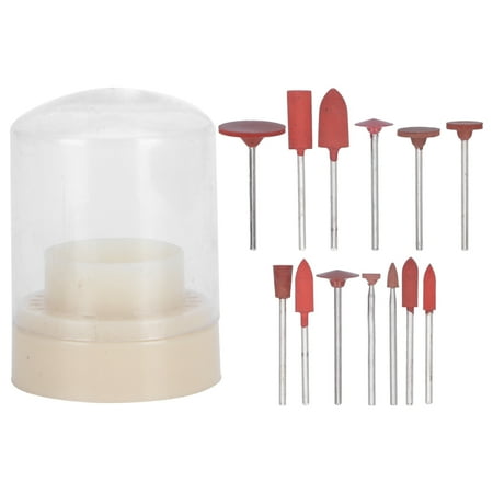 

13pcs Rubber Grinding Head Bits with Handle Polishing Sanding Wheel Tools for Jewelry Metal
