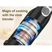 Immersion Blender, 1100W Electric Mixer Handheld, 5-in-1 Stick Blender with Chopper, Blender for Kitchen with 600ml Beaker
