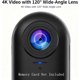 thumbnail image 5 of 4K Thumb Motion Camera WIF Riding Motorcycle Dash Cam Helmet Diving Pocket Camcorder, 5 of 8