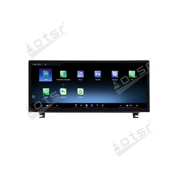 Aotsr 12.9 inch Carplay Android14 Dual BT Car GPS Navigation For BMW Z4 E89 2009-2018 Headunit Multimedia Player Car Radio