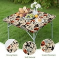 thumbnail image 4 of Classic Halloween Pattern Square Fitted Tablecloth with Elastic Edge,Square Table Cover,Washable Elastic Table Cover for Home Kitchen Party Decor 34"x34", 4 of 6