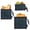 Dark Green Blue Plaid Pattern, variant on Dailycode 3 Pack Reusable Ziploc Bags Leakproof Sandwich Snack Freezer Bags, Dark Green Blue Plaid Pattern