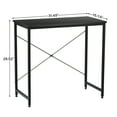 thumbnail image 5 of COMHOMA 32" Small Computer Desk, Modern Writing Desk with Metal Frame for Home Office & Study, Black, 5 of 7