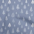 thumbnail image 1 of oneOone Cotton Poplin Dusty Blue Fabric Tree Diy Clothing Quilting Fabric Print Fabric By Yard 56 Inch Wide, 1 of 6