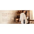 thumbnail image 4 of Mengpipi Women's Soft Fleece Vest Jacket - Reversible Fuzzy Plush Sleeveless Coat S-XL, 4 of 7
