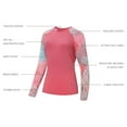 thumbnail image 3 of BASSDASH Women’s UPF 50+ UV Sun Protection T-Shirt Long Sleeve Fishing Hiking Performance Shirts, 3 of 7