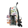 thumbnail image 4 of FORMRS School Backpack with Front Zippered Pocket 12" Student Travel Daypack, Cartoon Dinosaur Pattern, 4 of 6