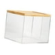 thumbnail image 4 of Caja organizadora de pañuelos transparente con tapa, soporte para papel higiénico, dispensador de pañuelos para oficina, cocina, apartamento, hotel, e, 4 of 9