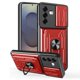 thumbnail image 1 of For Samsung Galaxy S25 Case PC + TPU Kickstand Phone Back Cover with Camera Slider - Titanium Grey, 1 of 5