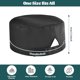 thumbnail image 2 of (Negro) 4 PCS Gorro de cocina ajustable Gorro de malla transpirable con tapa de calavera Gorro de panadero profesional Gorro de chef con parte superior plana Gorro de cocina unisex para mujeres Homb, 2 of 5