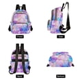 thumbnail image 4 of FORMRS Mini Backpack Purse for Women Travel Daypack Casual Shoulder Bag, Pastel Pink Marble Pattern, 4 of 7