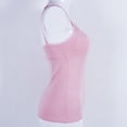 thumbnail image 3 of Wsevypo Women's Sleeveless Adjustable Built In Bra Padded Bra Tank Tops Camisole, 3 of 5