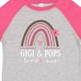 thumbnail image 4 of Inktastic Gigi and Pops Love Me Rainbow Girls Toddler T-Shirt, 4 of 5