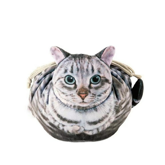 Cat Shape Cosmetic Bag Multifunctional Beauty Bag Dustproof Large-Capacity Ladies Travel Makeup Case Girl Makeup Bag B