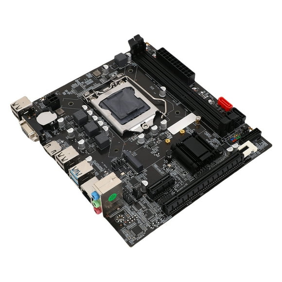 Computer Motherboard, M.2 Interface B75 PC Motherboard 2x8GB DDR3 Memory for LGA 1155