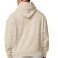 thumbnail image 4 of Mens Zip Up Hoodie Fall Plain Hooded Sweatshirts Full Zipper Fleece Hoodies Loose Casual Jacket Fall Winter Workout Clothes, 4 of 4
