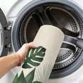 thumbnail image 6 of Large Area Rugs 6'x9', Monstera Leaves Carpet Runner Indoor Outdoor Rugs Home Decor Aesthetic, Summer Green Tropical Plants Leaf Beige Non Slip Mats Washable Accent Rug for Living Room Bedroom, 6 of 8