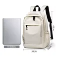 thumbnail image 4 of Mochila escolar Kikigoal CMF-9003BB color beige diseño lisa 32L, 4 of 6