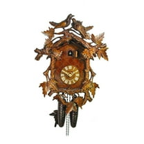 Cuckoo Clock 17 leaves, 2 birds