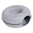 thumbnail image 2 of Cueva de fieltro para que descansen, resistente a los arañazos, desmontable, lavable, 60 x 60 x 28 Gris claro Zulema Cueva de fieltro para gato, 2 of 8