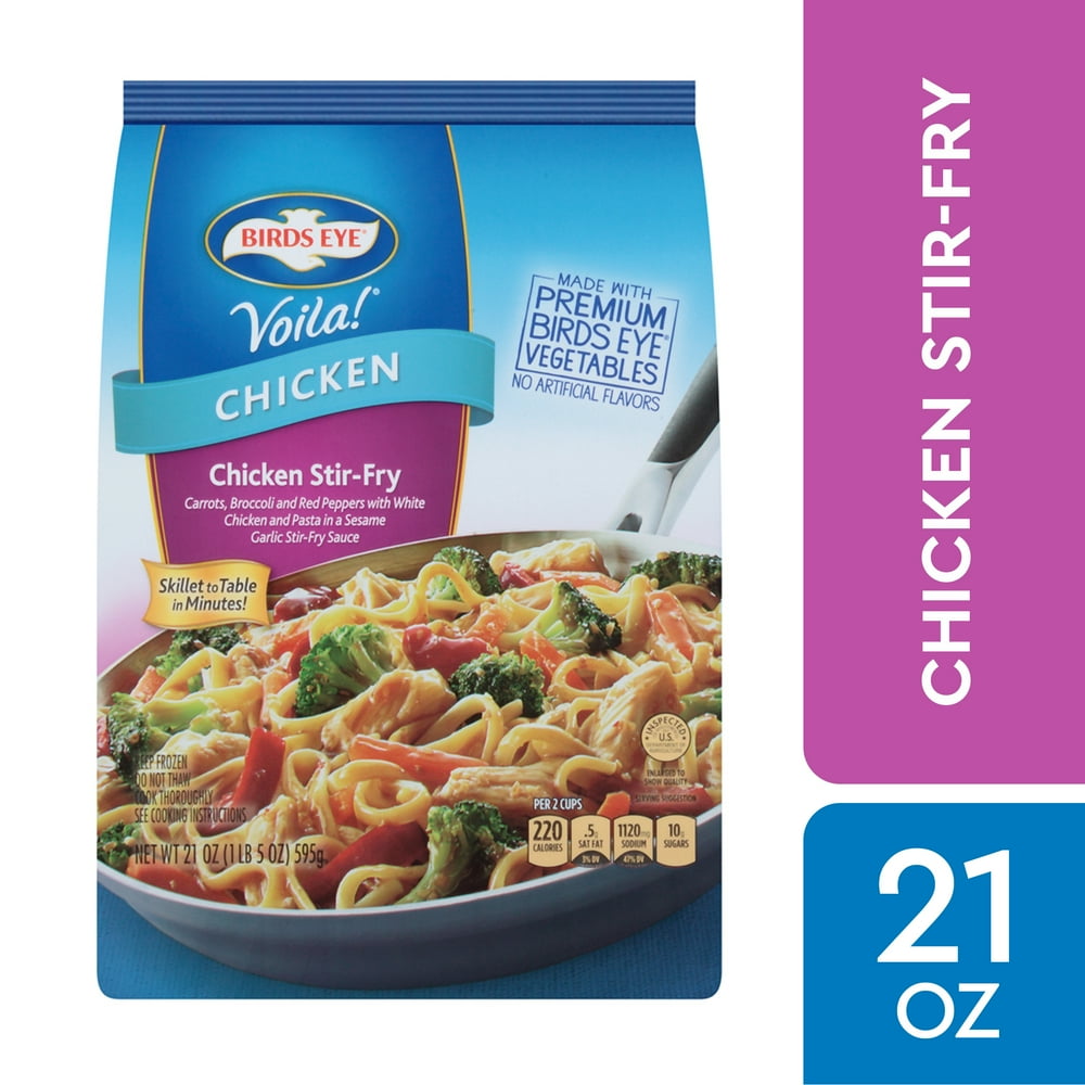 Birds Eye Voila! Chicken Stir-Fry Noodles, Skillet Meal, 21 Oz