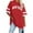 Red-A, variant on QHFBli Oversized Tshirts for Women Summer Short Sleeve Round Neck Graphic Tee Shirt