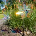 thumbnail image 4 of In the Breeze 2623 — 12-inch Iridescent Pinwheel Spinner — Suncatcher Wind Spinner for Yards and Gardens, Humane Animal Deterrent, 4 of 5