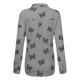 thumbnail image 4 of Puntoco - Blusa informal de manga larga con cuello en V y botones para mujer Puntoco Puntoco-305, 4 of 9